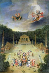 Die Haine von Versailles. Der Triumphbogen